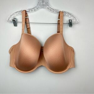 ThirdLove Taupe 24/7 Classic T-Shirt Bra Memory Foam Cups Underwire Sz 44E